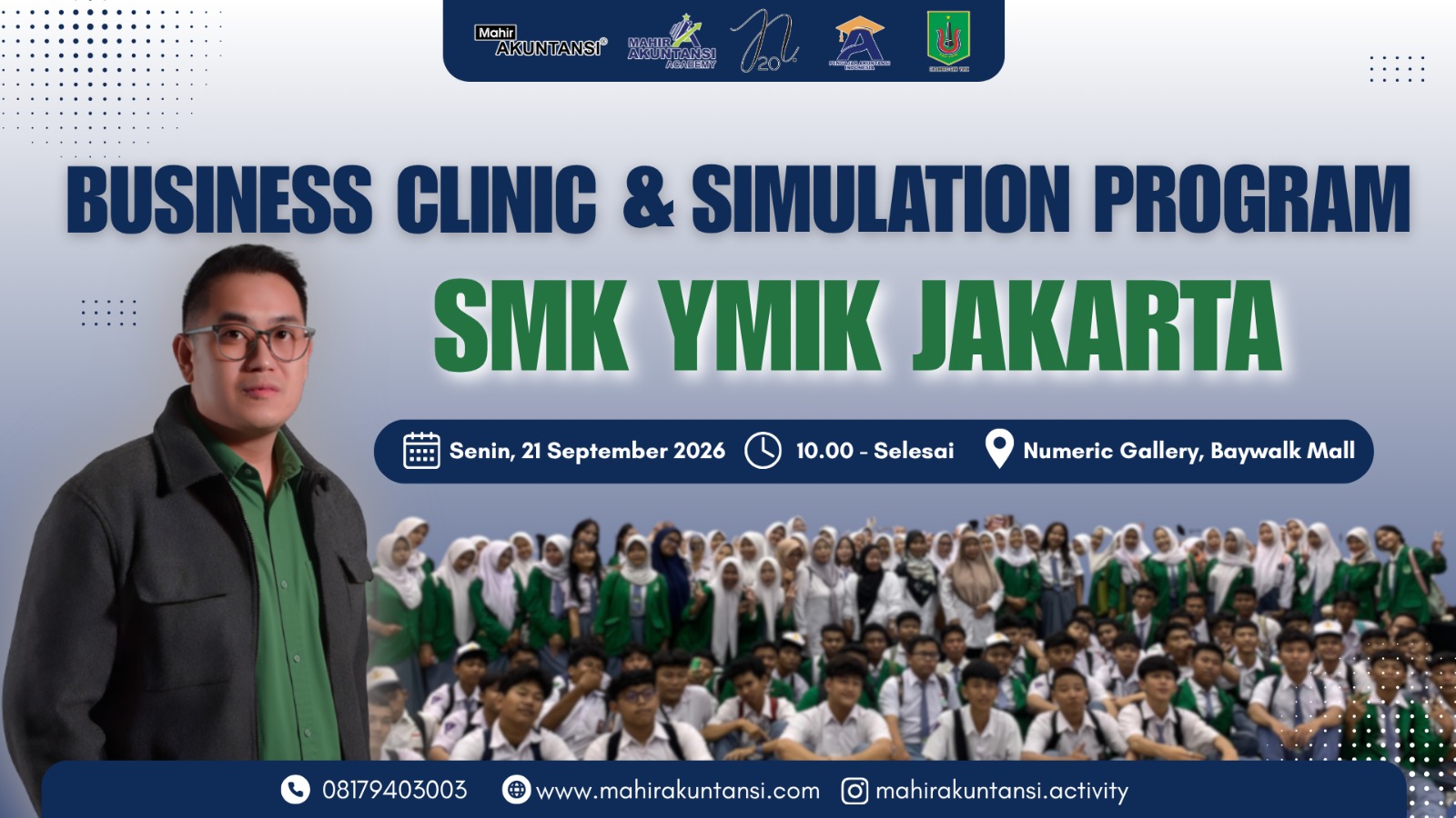 Literasi Keuangan "Business Clinic and Sumulation Program" yang Diselenggarakan oleh Mahir Akuntansi